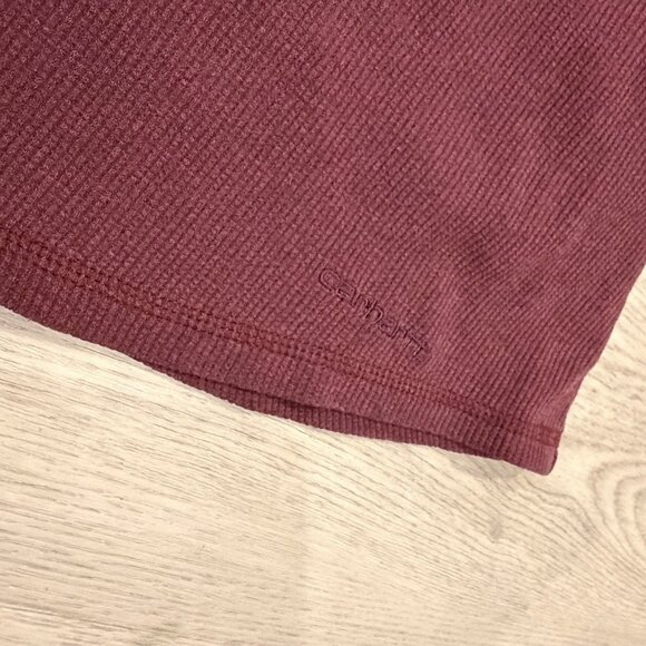 Carhartt Force Women’s Long Sleeve Thermal Shirt Size M (8-10) Snap Cuffs - Picture 3 of 5